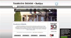 Desktop Screenshot of fasaderstvo-dolinsek.si