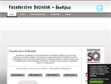 Tablet Screenshot of fasaderstvo-dolinsek.si